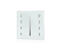 Integral ILRC040 Skydance T21 White LED Wall Controller Single Colour 4 Zones 3 Scenes Battery: CR2032