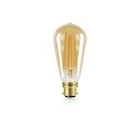 Integral ILST64B22D004 LED Filament Lamp B22 Bayonet Cap, amber