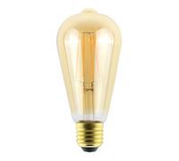 Integral ILST64E27D006 Sunset Vintage Filament ST64 Bulb E27 470lm 3.4W 2200K Dimmable 300 Beam Amber