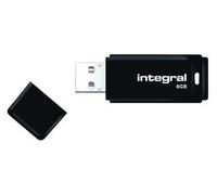 INTEGRAL INFD8GBBLKNRP USB FLASH DRIVE 2.0 BLACK 8GB