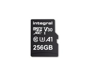 Integral INMSDX256G-100V30 256GB MICRO SD CARD MICROSDXC UHS-1 U3 CL10 V30 A1