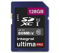 Integral INSDX128G10-80U1 UltimaPro 128 GB Class 10 SDXC Memory Card, New