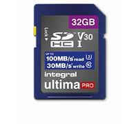 Integral High Speed 32GB 100MB/s SDHC/XC V30 SD Memory Card