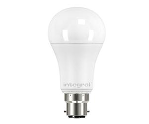 Integral LED 13.8w Classic Globe Light Bulb B22/BC 5000K Daylight/Cool White =100w Non-Dimmable