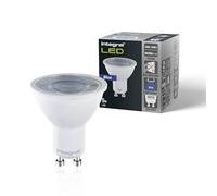 Integral LED 2 - Pack GU10 Blue Colour Spotlight Bulb - 5W (50W Equivalent), 40° Beam Angle - Suitable for Displays, Restaurants, Hotels, Gardens, Decoration & Mood Lighting.