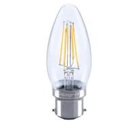 Integral LED 4.5w LED Filament Candle Light Bulb 2700K B22 BC Bayonet Dimmable =40w