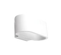 Integral LED Chania Indoor Decorative Plaster Up & Down Wall Light | Paintable | Ideal for Bedroom, Living Room, Hallway, Office | Requires 1 x G9 LED Bulb (Sold Separately)