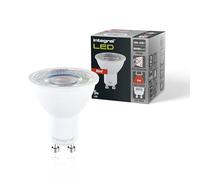 Integral LED 2 - Pack GU10 Red Colour Spotlight Bulb - 5W (50W Equivalent), 40° Beam Angle - Suitable for Displays, Restaurants, Hotels, Gardens, Decoration & Mood Lighting.