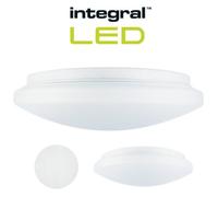 Integral LED Led Ceiling Light 12W 288mm Ip44 Cct Adjustable With Microwave Sensor
