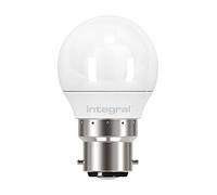 Integral LED Mini Globe B22 Large Bayonet 3.5w Warm White Non Dimmable