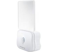 Integral LED Motion Sensor Night Light, Battery Operated with Dusk to Dawn Photocell Sensor, for Hallways, Landings, Stairs, Kitchens, Bedrooms, Baby’s Nursery and More, Transparent, 1 - Pack