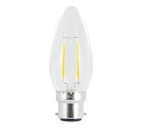 Integral ILCANDB22NC002 Omni Filament Candle Bulb B22 250Lm 2.0W 2700K Non-Dimmable 320 Beam Clear