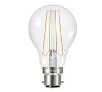 Integral LED Non-Dimmable Clear Filament Wide Beam Angle GLS Classic Globe Bulb (B22 Bayonet, 4 W LED, 2700 k, 470 lm)