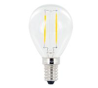 Integral LED Non-Dimmable Golfball Mini Globe Bulb (E14 Small Screw 2 W LED 2700 k 250 lm Wide Beam Angle) - Warm White