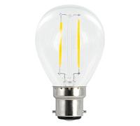 Integral LED SLP45-10-1889-90 Mini Globe Filament Technology B22 Non-Dimmable Bulb, Glass, 25 Watts, Pack of 10