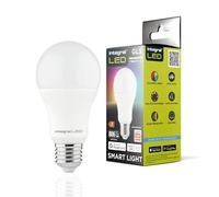 Integral LED 4 Pack Smart GLS E27 Dimmable Colour Changing 2.4GHz WiFi Bulb - Warm, Cool & Daylight White 2700K-6500K, 806lm, 8.5W (60W Equivalent) - App Controlled and Alexa & Google Home Compatible