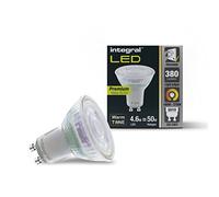 Integral LED WarmTone GU10 Dimmable Lamp, matt white, ILGU10DC105