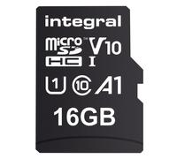 Integral UltimaPro - Memory Card 16 GB microSDHC/XC 100MB/s Class 10 UHS-I U1/ V10 + Adapter