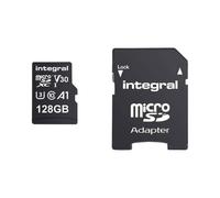 Integral MicroSDHC/XC V30 UHS-I U3 High Speed 128GB Memory Card