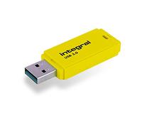Integral Neon 16 GB USB 3.0 Flash Drive - Yellow (Up to 110 MB/s)