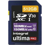 Integral Professional SDXC 512GB 180MB/s V30 UHS-I Memory Card