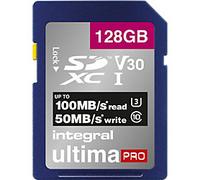 Integral SDXC Flash Memory Card UltimaPRO V30 128 GB