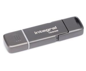 Integral SlimXpress Dual USSD 128GB (USB SSD) Up To 550 Mb/s Read