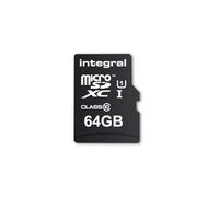 Integral Smartphone and Tablet - Memory Card 64 GB microSDHC/XC 90MB/s Class 10 UHS-I U1