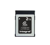 Integral Studio Grade 2TB CFexpress 4.0 Type B Memory Card 3700MB/s Read, 3100MB/s Write, 1600MB/s Sustained Performance For 4K, 6K, 8K and Beyond RAW Compatible with Advanced Cinema and DSLR Cameras