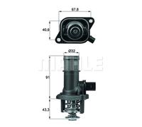 MAHLE ORIGINAL TI 16 105 Thermostat
