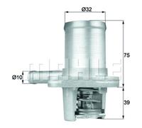 Integral Thermostat - MAHLE TI 40 89 - Quality MAHLE - Genuine UK Stock