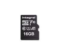 Integral UltimaPro - Memory Card 16 GB microSDHC/XC 100MB/s Class 10 UHS-I U1/ V10 + Adapter