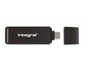 Integral USB C Card Reader USB 3.0 Micro SDHC SDXC microSD Dual Slot