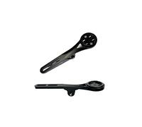 Integrated Aero Handlebar Out Front Cycling Computer Road Bike Mount Compatible with Garmin, Wahoo, CatEye, and Bryton with GoPro Action Camera and Bike Light Attachment