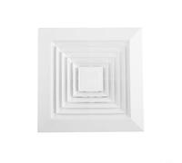 Integrated Ceiling Exhaust Fan for Kitchen Bathroom, Quiet Operation Space-Saving Design, High Performance Moisture Removal, Consumption, Includes Mounting Hardware, White(20 * 20cm)