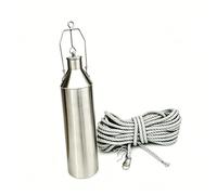 Integrated Copper & inless Steel Oil Sampler 500ml Liquid Thief with 5m Cotton Rope for Deep Sampling Perfect for Oil & Liquid Analysis