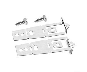 Integrated Dishwasher Fixing Kit for Stone Countertops - Heavy Duty Mounting Bracket with Screws - Prevents Vibration Noise 26.5"(2)