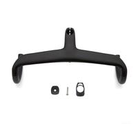 Integrated Drop Bar 420mm for Road Bike T800 Carbon | T800 carbon fiber, 380mm width, -6 degree angle, matte black finish, includes cable gasket(90x380mm)