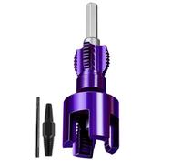 Integrated Internal and External Pipe Threading Tool, Purpose Extractor, Smooth Threading System, Versatile Plumbing Opener for Basement, Garage, Garden, Outdoor Projects, 3.62 Inches