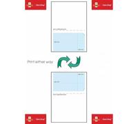 Integrated Label S19 - 160x105mm | Compatible with Royal Mail Click & Drop | 90gsm White Paper with Tear-Off Slip | Ideal for Ecommerce & Fulfilment (200)