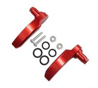 Integrated saddle type seat belt buckle system designed for road glider vehicles focusing on secure attachment and fit (red)