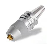Integrated Self Tightening Drill Chuck APU16 APU13 APU08 BT30 BT40, 3-clamp Hardened Self-Tightening Chuck Tool Holder, Fast Clamping(BT40-APU16)