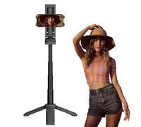Integrated Smartphone Tripod - Lightweight Telescopic Mounting, 360° Rotation, Adjustable Selfie Stick for Smartphone Photography for Smartphone, Vlog, Live Streaming, Travel, Desk, Outdoor