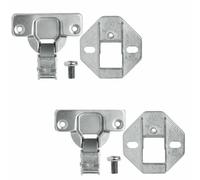 Integrated Washing Machine Door Decor Cupboard Fitting Kit Hinges To Fit Hotpoint BHWM129 Pair of 2