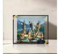 Integration Acrylic Display Case made for Lego 40975 Mini Castle Set | Acrylic Display Case Specially made for Lego 40975 Mini Castle Set, Dustproof Box, Display Box Compatible with Lego 40975
