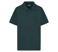 Integriti Schoolwear Age 2-16 School Plain Polo 100% Cotton Shirt Short Sleeve 15 Colours Childrens Boys Polo Shirt Girls Polo Shirt School Uniform P.E. Bottle Green