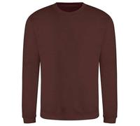 Integriti Schoolwear Boys Girls Unisex Jumper Sweatshirt Crew Neck Round Neck School Uniform Ages 1-15 Brown