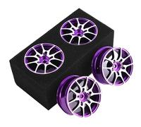Integy RC Model Alloy Machined 10 Spoke Wheel Set (4) Designed for 1/10 Drift and Touring W=26mm