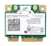 Intel 3160 3160HMW Mini PCI-E 802.11AC Dual Band 433Mbps SPS 710662-001 only for HP