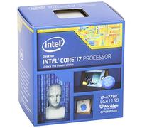 Intel Core i7 4770K Quad Core CPU (Socket 1150, 3.50 GHz, 8 MB, Haswell, 84 W, Intel Graphics, BX80646I74770K, 4th Generation Intel Core, Turbo Boost Technology 2.0)